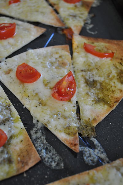 pizzzini slice close up